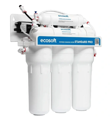 Фільтр зворотного осмосу Ecosoft Standard 5-50P PRO з помпою та мінералізатором