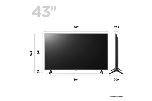 Телевизор LG 43UR78003LK