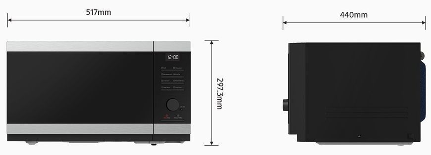 Микроволновая печь SAMSUNG MG23DG4524AGUA