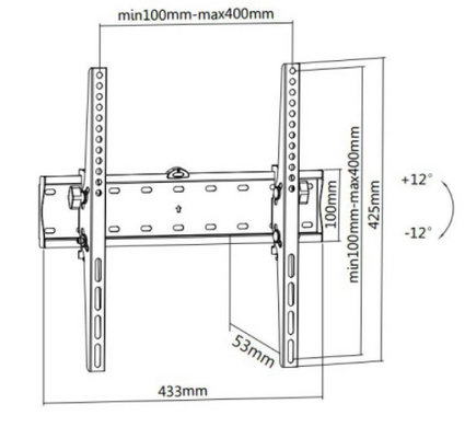 Кронштейн Brateck KL21G-44T