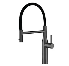 Смеситель для кухни Fabiano FKM 70P Black steel