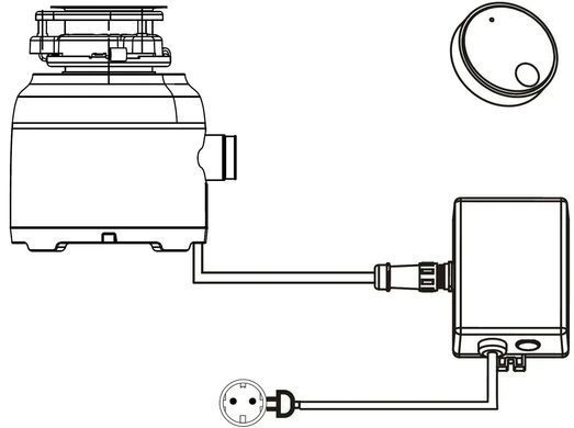 Измельчитель бытовых отходов Fabiano Inverto BLDC Compact